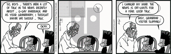 The Boondocks on Tuesday January 10, 2006 Comic Strip