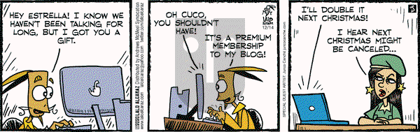 La Cucaracha on Monday December 14, 2020 Comic Strip