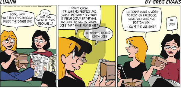 Luann on Sunday May 25, 2025 Comic Strip