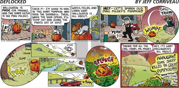 DeFlocked on Sunday October 30, 2011 Comic Strip