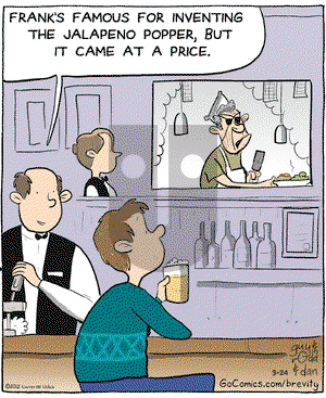 Brevity on Saturday March 24, 2012 Comic Strip