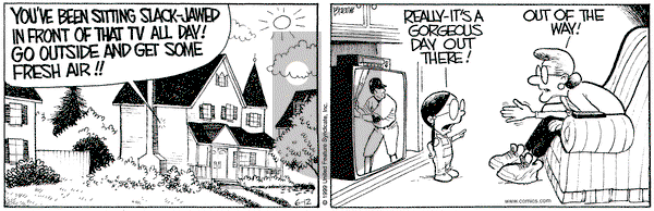 Grand Avenue on Saturday June 12, 1999 Comic Strip