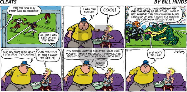 Cleats on Sunday October 10, 2004 Comic Strip