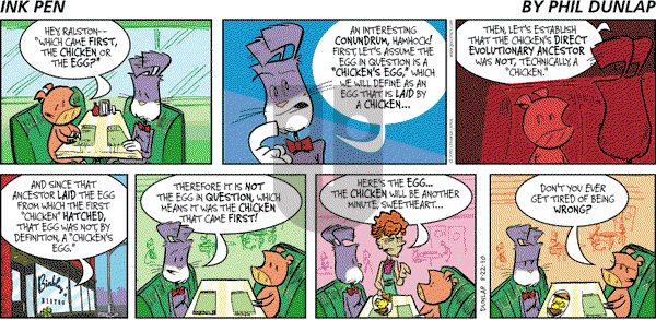 Ink Pen - Sunday August 22, 2010 Comic Strip