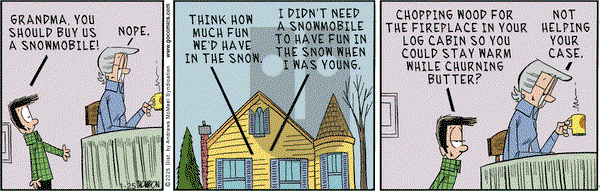 Grand Avenue on Saturday January 25, 2025 Comic Strip