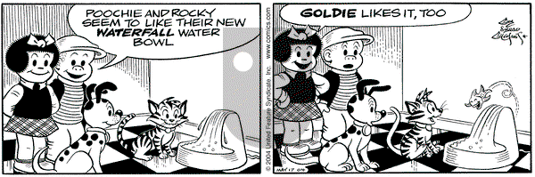 Nancy on Monday May 17, 2004 Comic Strip