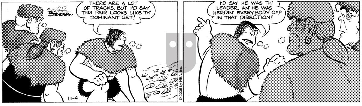 Alley Oop - Friday November 4, 2005 Comic Strip