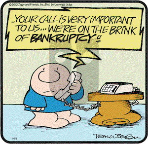 Ziggy on Monday October 8, 2012 Comic Strip