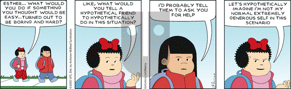 Nancy on Friday January 10, 2020 Comic Strip