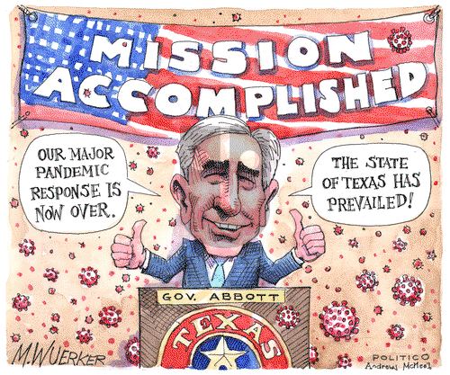 Matt Wuerker on Thursday March 4, 2021 Comic Strip