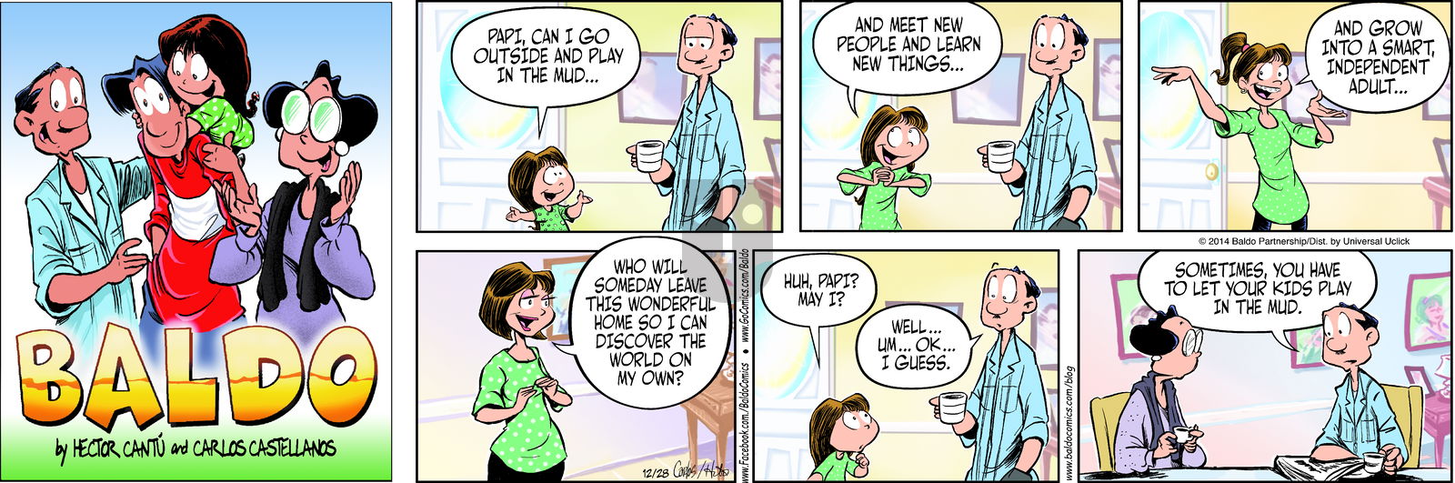 Baldo on Sunday December 28, 2014 Comic Strip