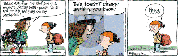 Cul de Sac on Monday February 16, 2015 Comic Strip
