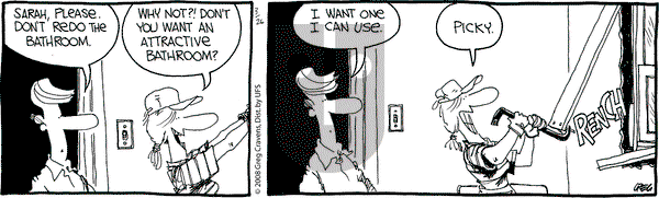 The Buckets on Wednesday March 26, 2008 Comic Strip