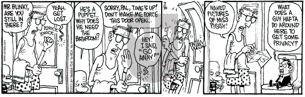 Monty on Saturday July 26, 2003 Comic Strip