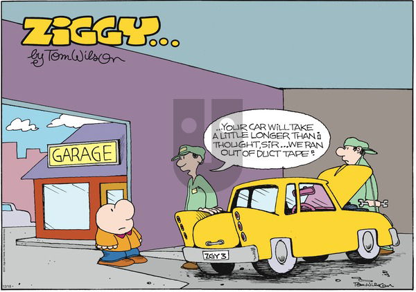 Ziggy on Sunday December 18, 2011 Comic Strip