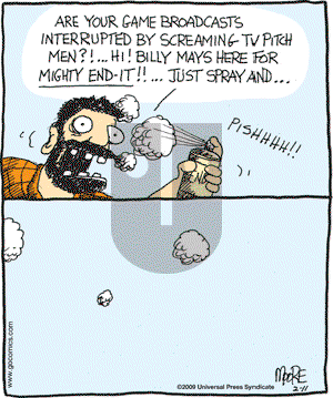 In the Bleachers - Wednesday February 11, 2009 Comic Strip