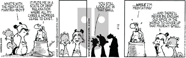 Over the Hedge on Tuesday October 14, 2003 Comic Strip