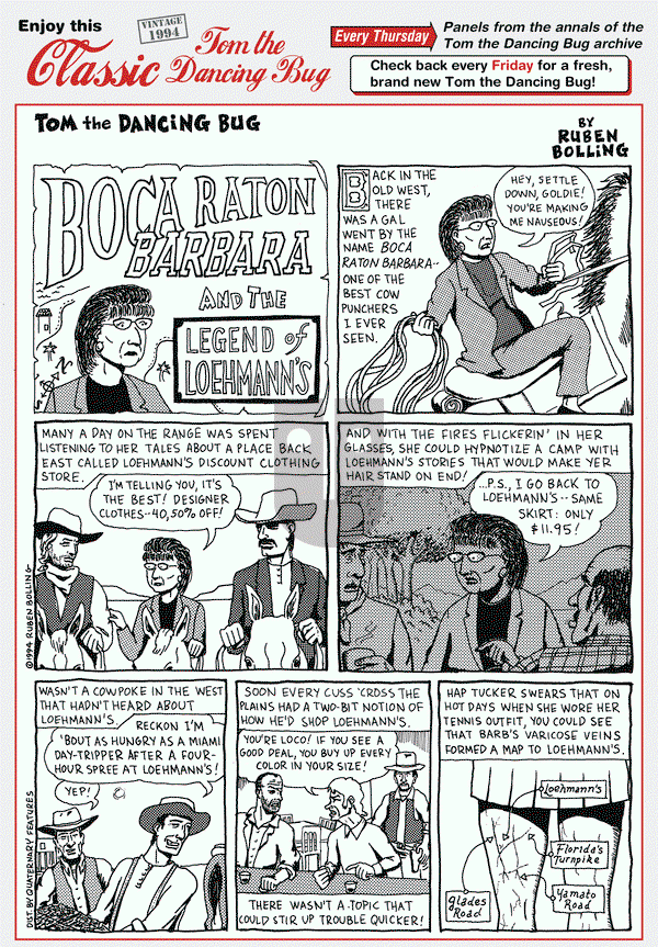 Tom the Dancing Bug on Thursday June 11, 2020 Comic Strip