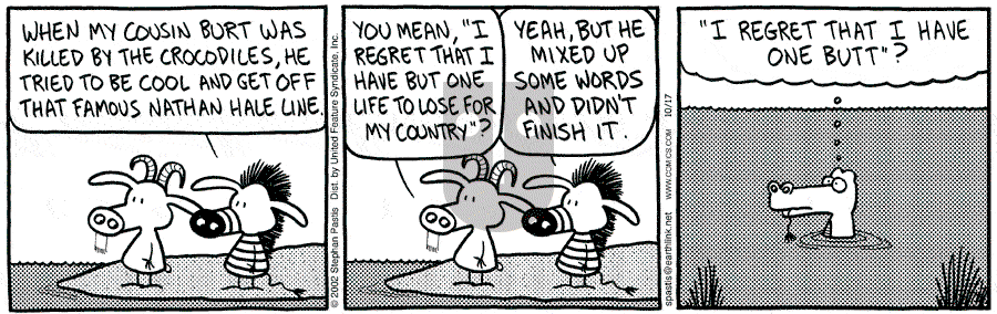 Pearls Before Swine - Thursday October 17, 2002 Comic Strip