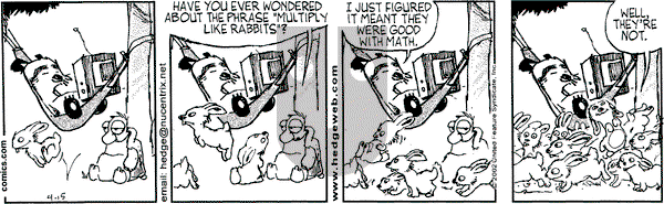 Over the Hedge on Monday April 15, 2002 Comic Strip