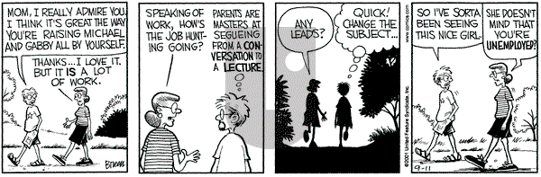 Grand Avenue on Tuesday September 11, 2001 Comic Strip
