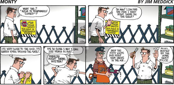 Monty on Sunday July 23, 2017 Comic Strip