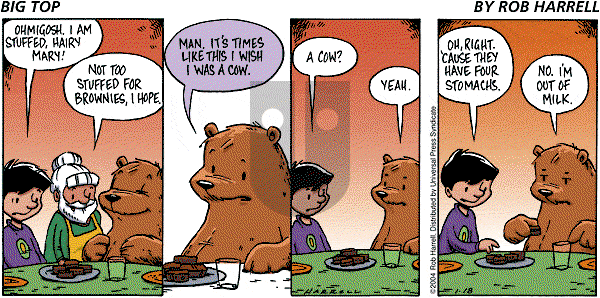 Big Top on Sunday January 18, 2004 Comic Strip