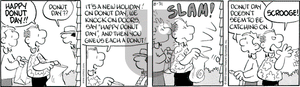 Drabble on Thursday August 31, 2000 Comic Strip