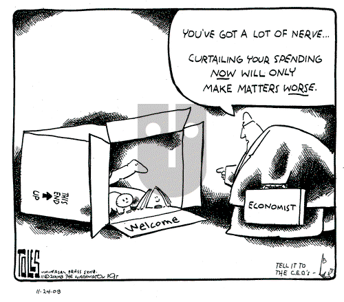 Tom Toles on Monday November 24, 2008 Comic Strip