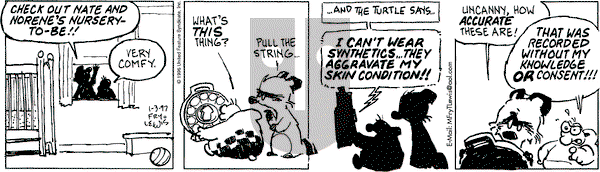 Over the Hedge on Friday January 3, 1997 Comic Strip