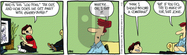 The Buckets on Thursday October 9, 2014 Comic Strip