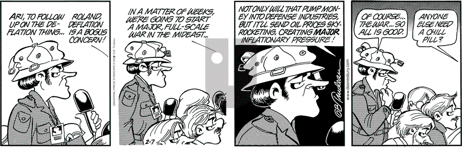 Doonesbury - Friday February 7, 2003 Comic Strip