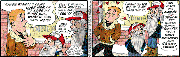 Nancy on Thursday February 8, 2018 Comic Strip