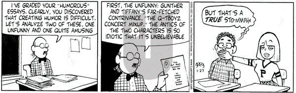 Luann on Monday January 27, 2003 Comic Strip