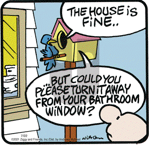 Ziggy on Thursday July 22, 2021 Comic Strip