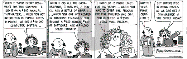 Cathy Classics - Saturday April 29, 1995 Comic Strip
