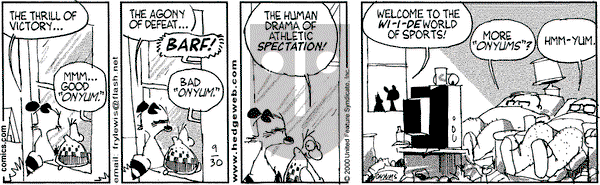 Over the Hedge on Tuesday February 26, 2002 Comic Strip