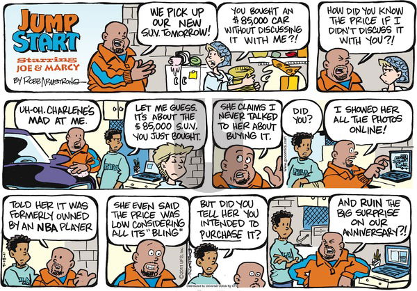 JumpStart on Sunday September 18, 2011 Comic Strip