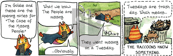 Breaking Cat News on Monday October 7, 2019 Comic Strip