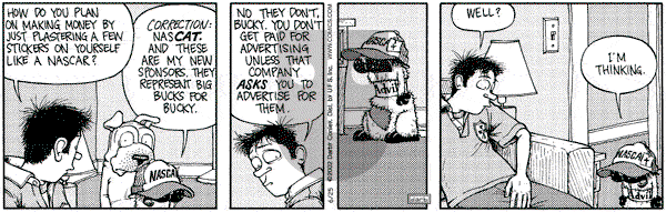 Get Fuzzy on Tuesday June 25, 2002 Comic Strip