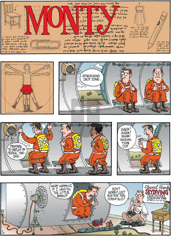 Monty on Sunday September 25, 2011 Comic Strip