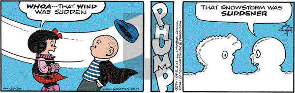 Nancy on Wednesday November 30, 2011 Comic Strip