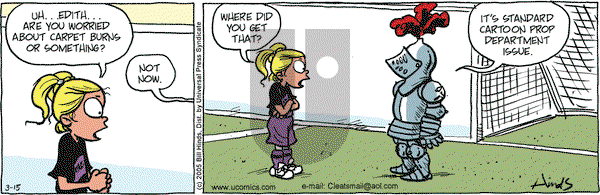 Cleats on Tuesday March 15, 2005 Comic Strip
