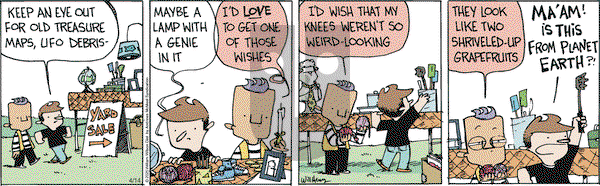 Wallace the Brave on Monday April 14, 2025 Comic Strip