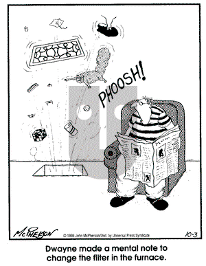 Close to Home on Monday October 3, 1994 Comic Strip