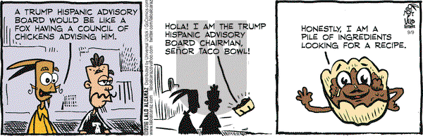 La Cucaracha on Friday September 9, 2016 Comic Strip