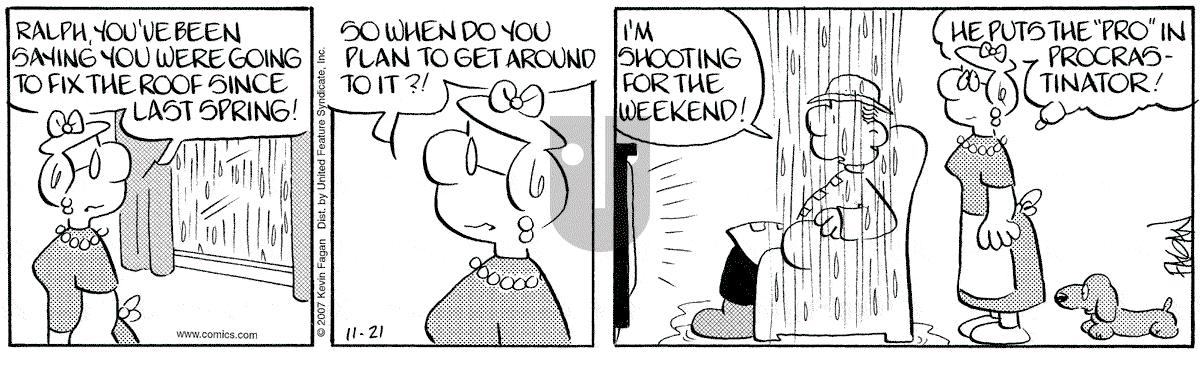 Drabble - Wednesday November 21, 2007 Comic Strip