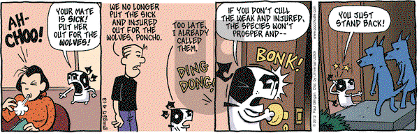 Pooch Cafe on Friday April 13, 2012 Comic Strip