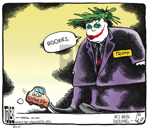 Tom Toles on Tuesday August 11, 2015 Comic Strip