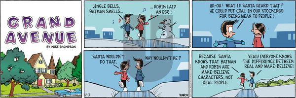 Grand Avenue on Sunday December 3, 2017 Comic Strip